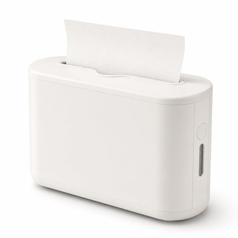 Xlxker front view countertop dispenser showing compact design and easy access