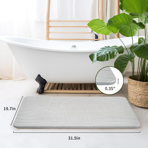XMarrat non-slip pad underside view demonstrating grip that prevents mat from shifting