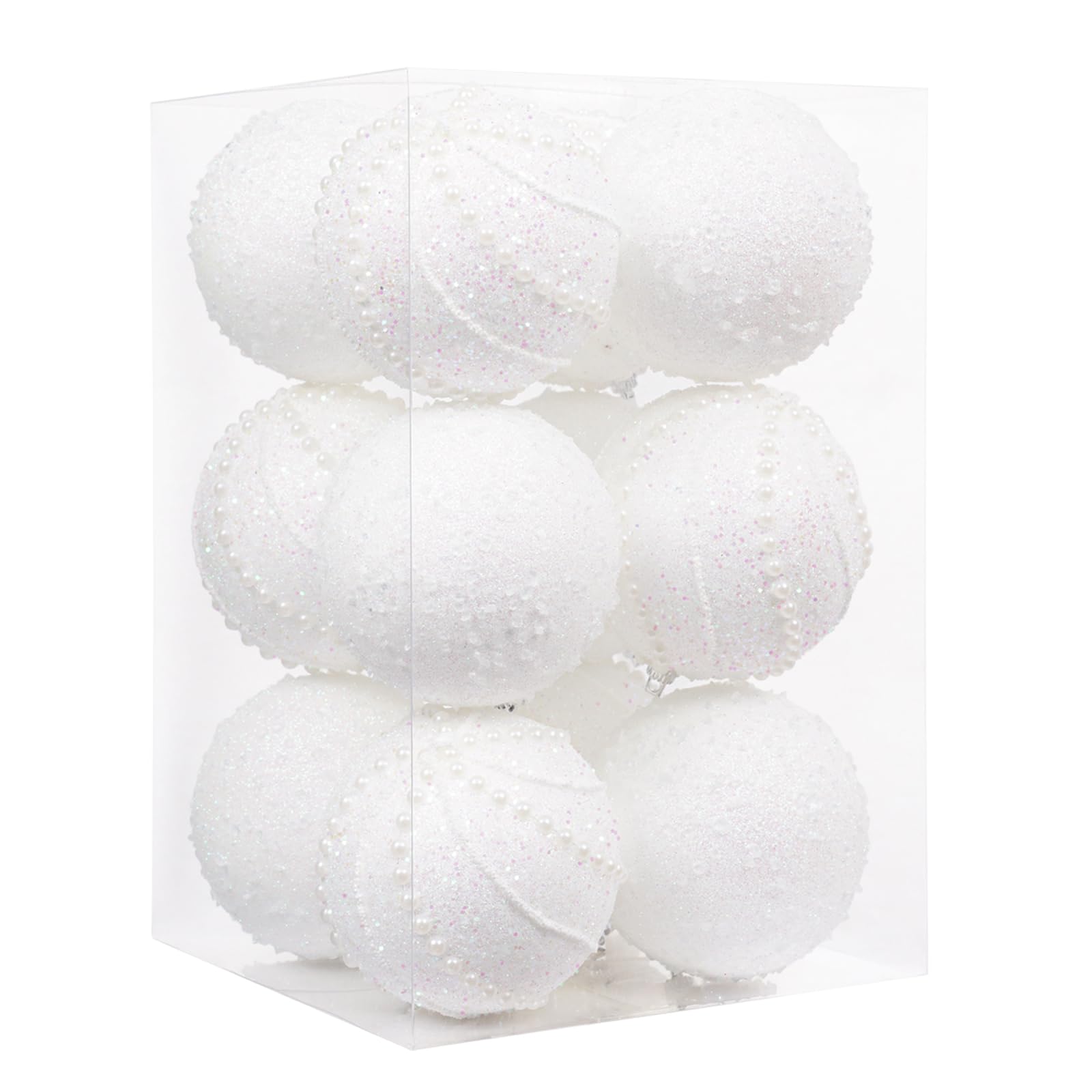 XmasExp box of 12 ornaments ready for gifting and convenient storage