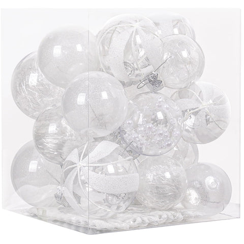 XmasExp ornaments in a cozy holiday display adding elegant accents