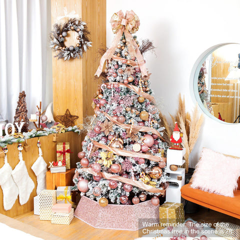 XmasExp in living room styled to highlight modern holiday decor impact