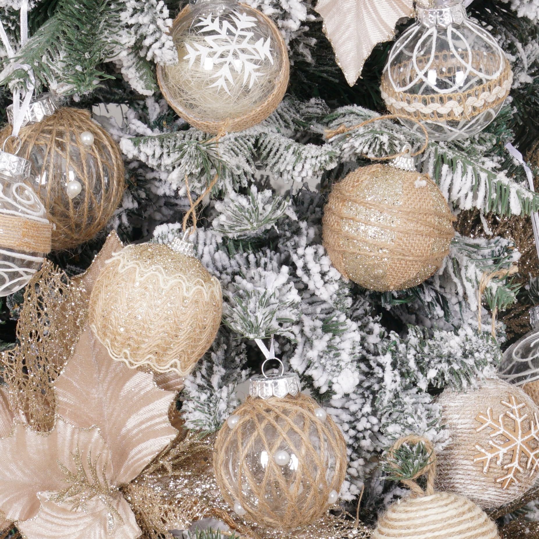XmasExp ball held in hand to show 70mm scale, light and safe