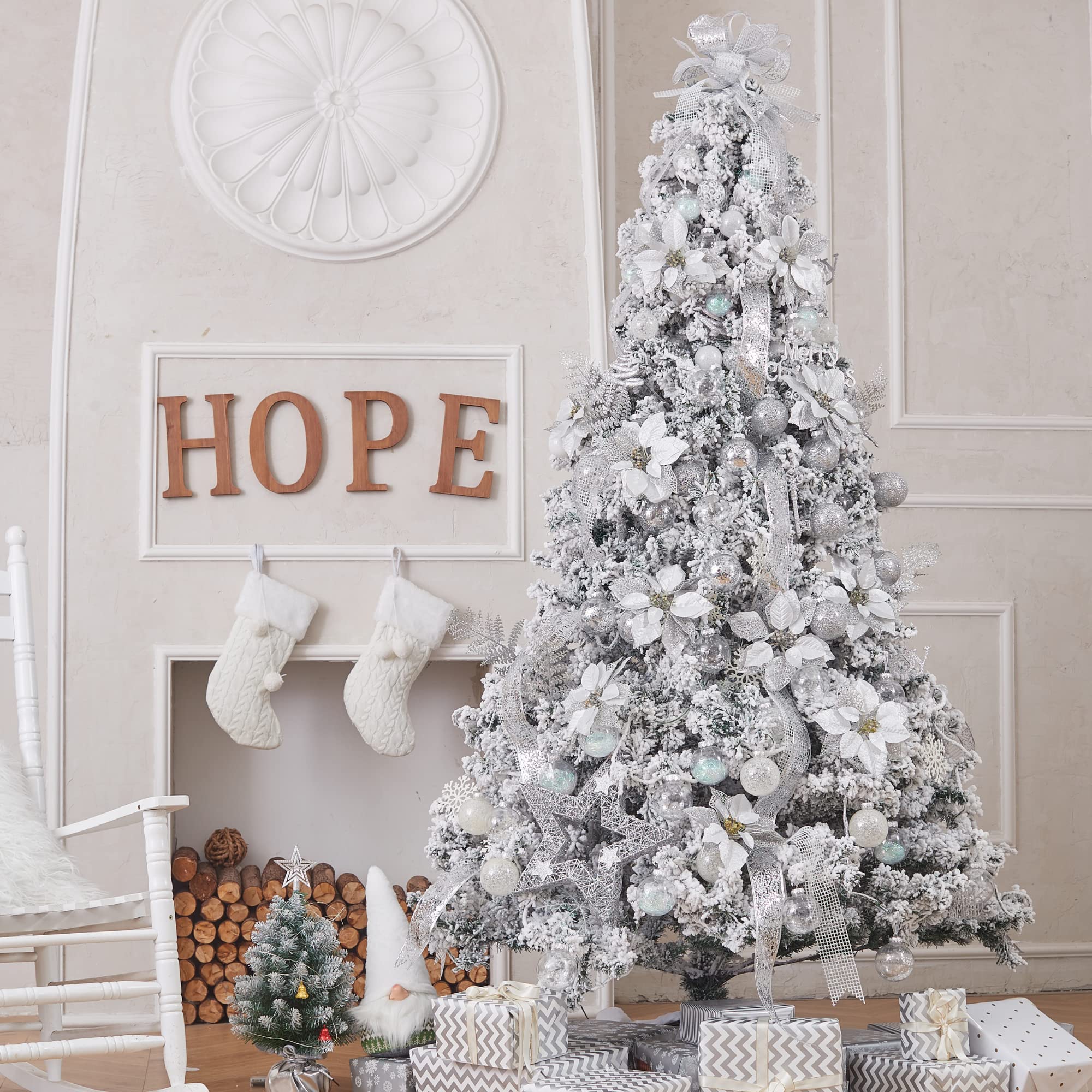 XmasExp ornament beside hand showing scale and lightweight handling