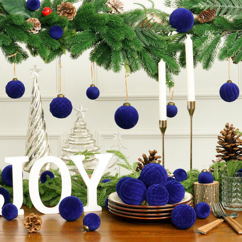 XmasExp ornaments arranged on a wreath showing versatile use and festive enhancement