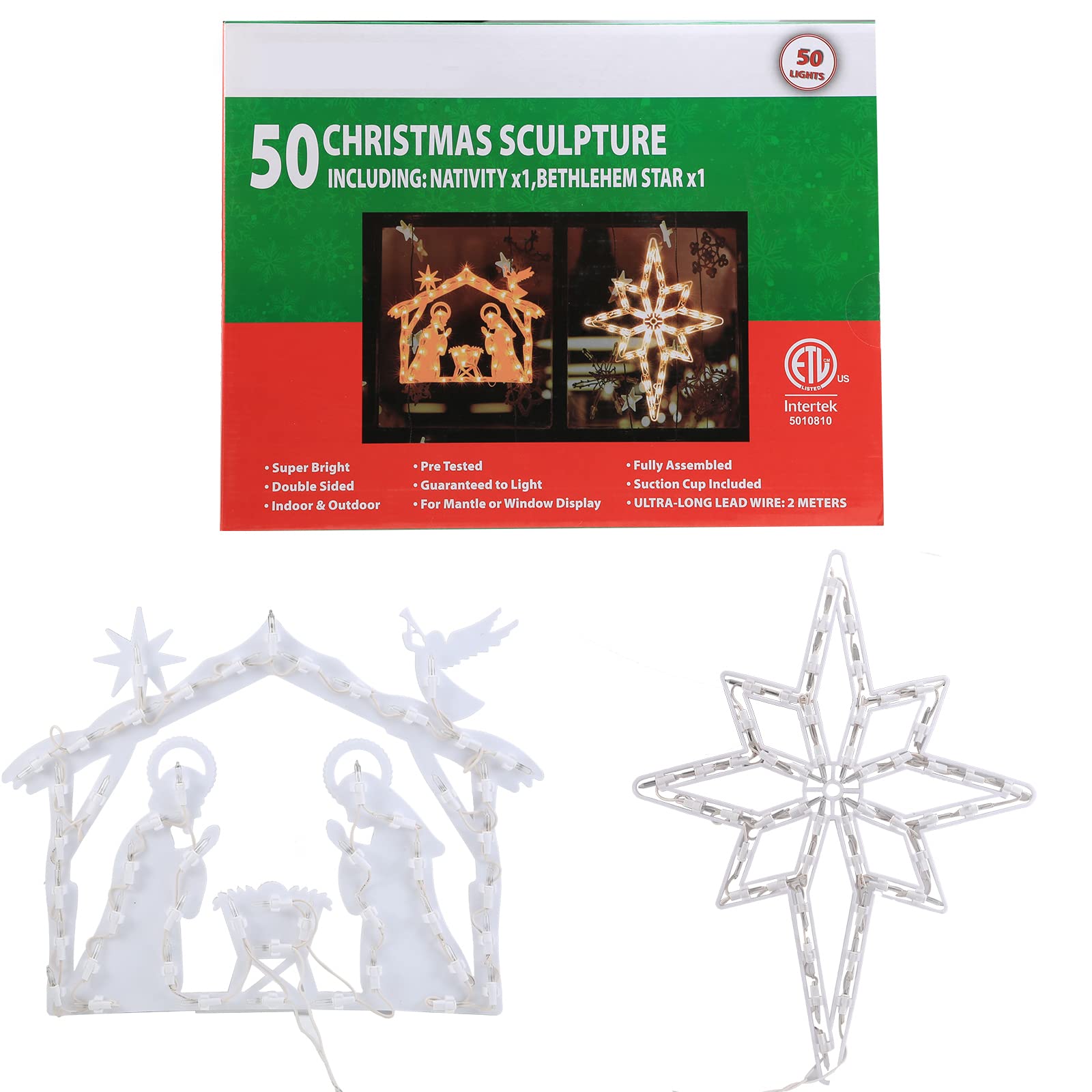 Xmasnova storefront display showing dual-sided signs attracting attention