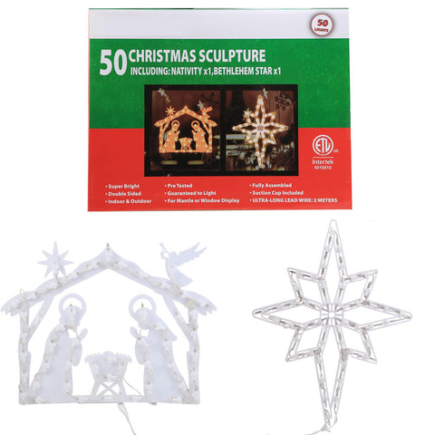 Xmasnova storefront display showing dual-sided signs attracting attention