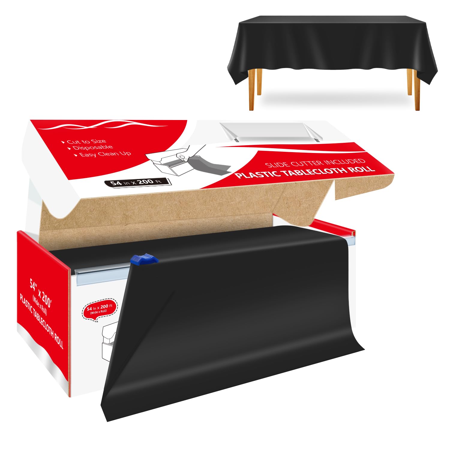 Xnluothsk front packaging showing cutter box and roll, helps tidy storage