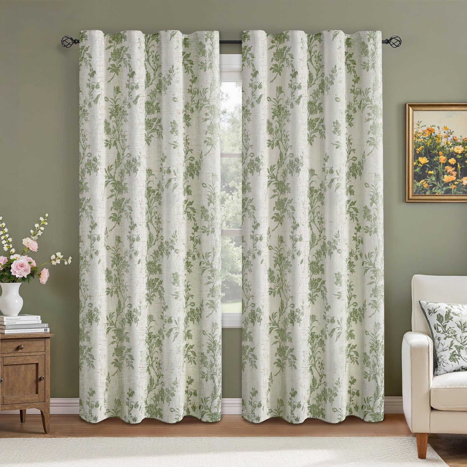XOGUIBO close-up of floral print and fabric texture showing rustic visual depth