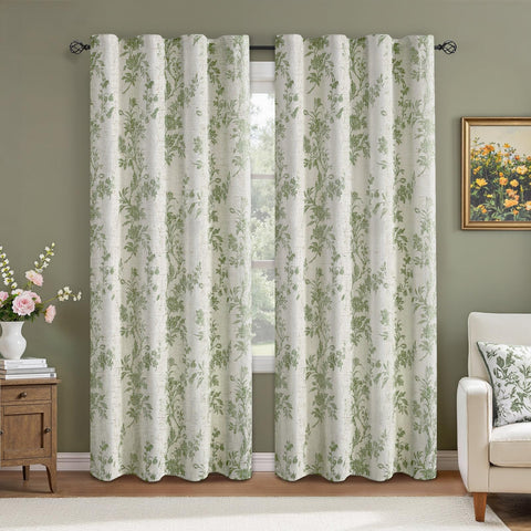 XOGUIBO close-up of floral print and fabric texture showing rustic visual depth