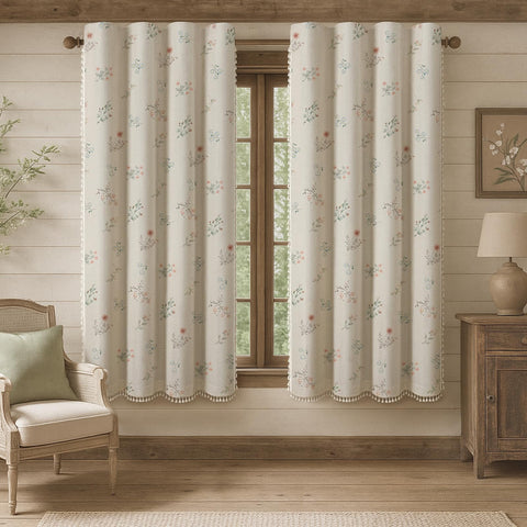 XOGUIBO front panel view showing full floral pattern and neat hang