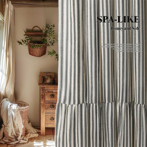 XOGUIBO linen-blend texture detail showing breathable, organic look