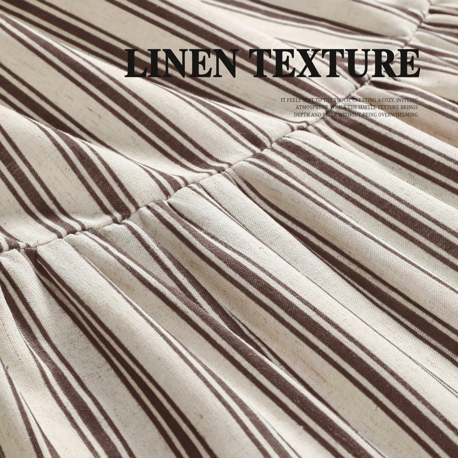 XOGUIBO ruffle hem detail showing romantic spa-like finish