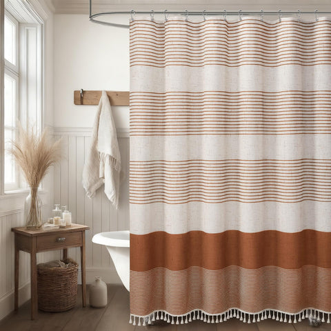XOGUIBO panel beside tub showing true 72x72 size and fit