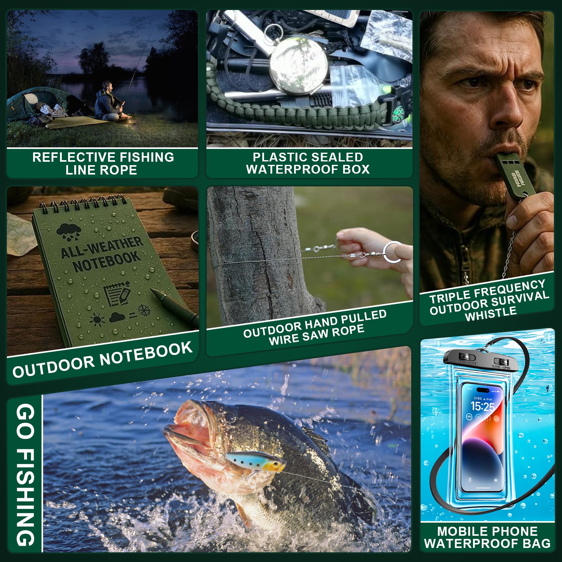 XPQKDC tool being used while fishing to show practical outdoor functionality