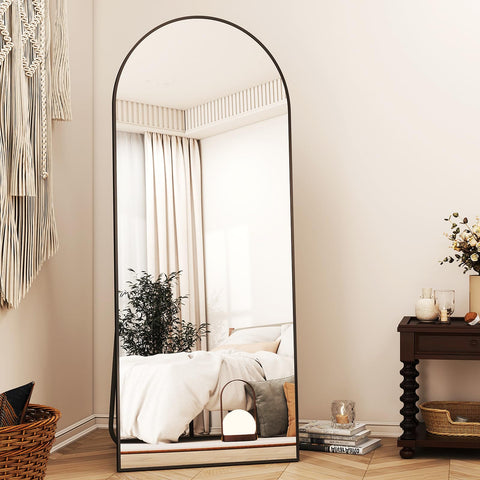 XRAMFY in bedroom lifestyle showing mirror expanding perceived space