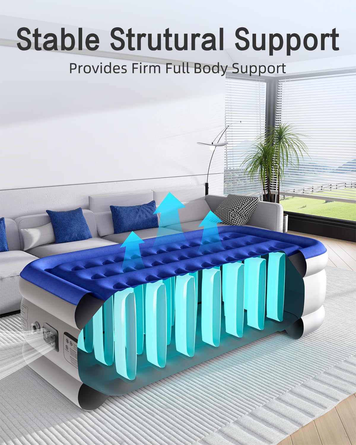 Xsleep packed portable storage bag demonstrating space-saving portability