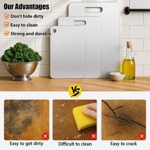 XTBSE board double-sided showcase emphasizing separation for meats and produce
