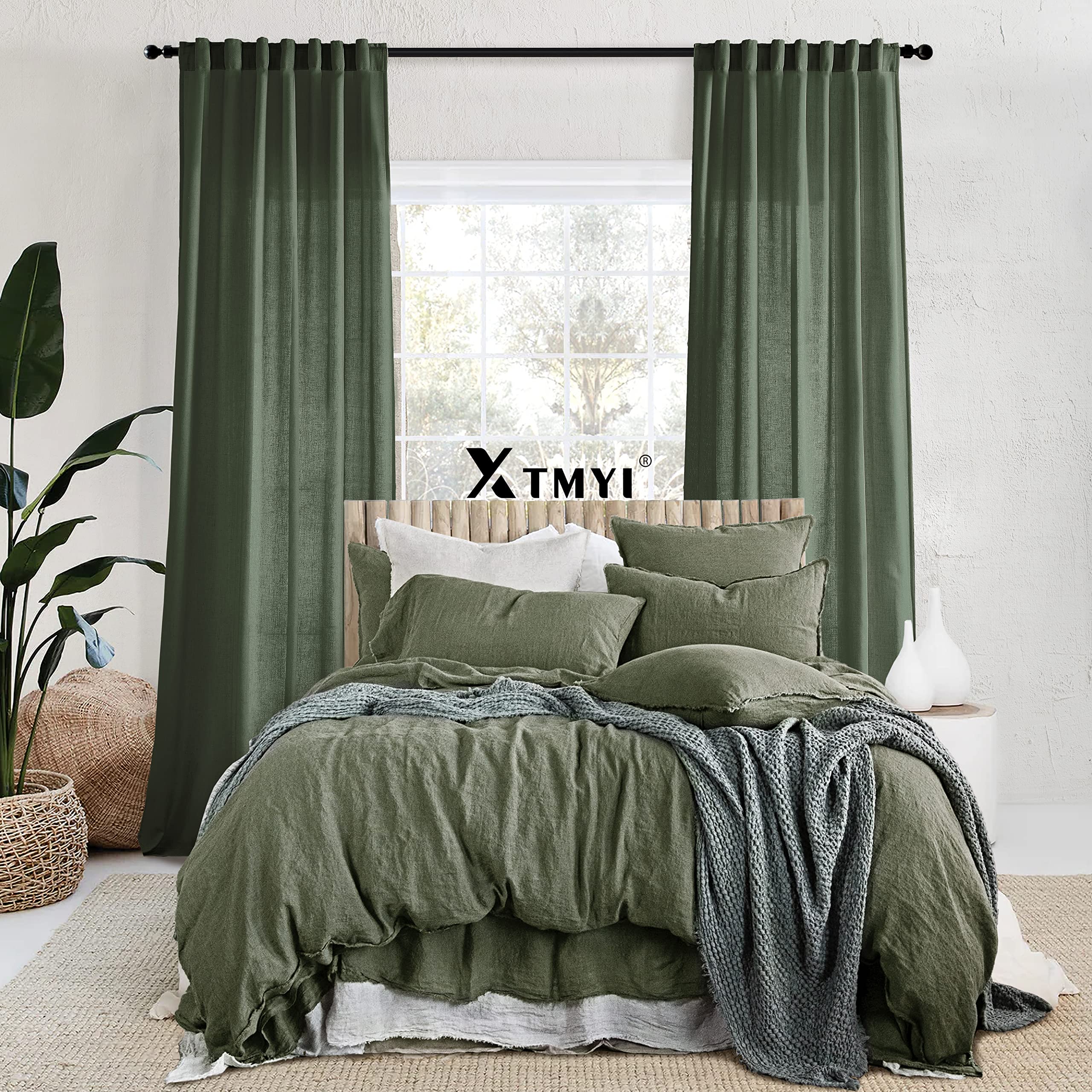 XTMYI lifestyle scene with sliding door, adds cozy modern boho ambiance