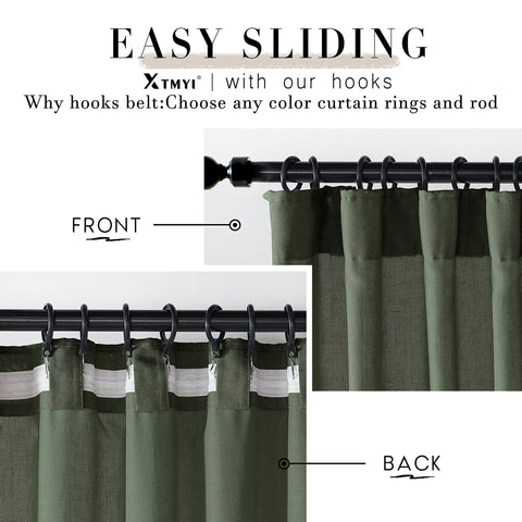 XTMYI rod pocket detail illustrating simple slip-on installation for rods