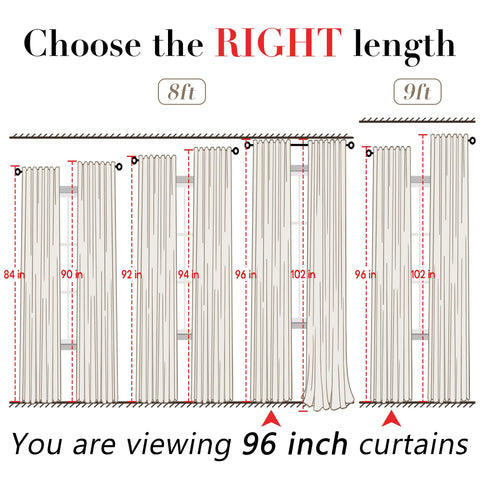 XTMYI full-length curtain panel hanging, demonstrates length and drape benefit