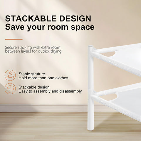 Xtsuen rack next to sweater and sock to show size and capacity benefit