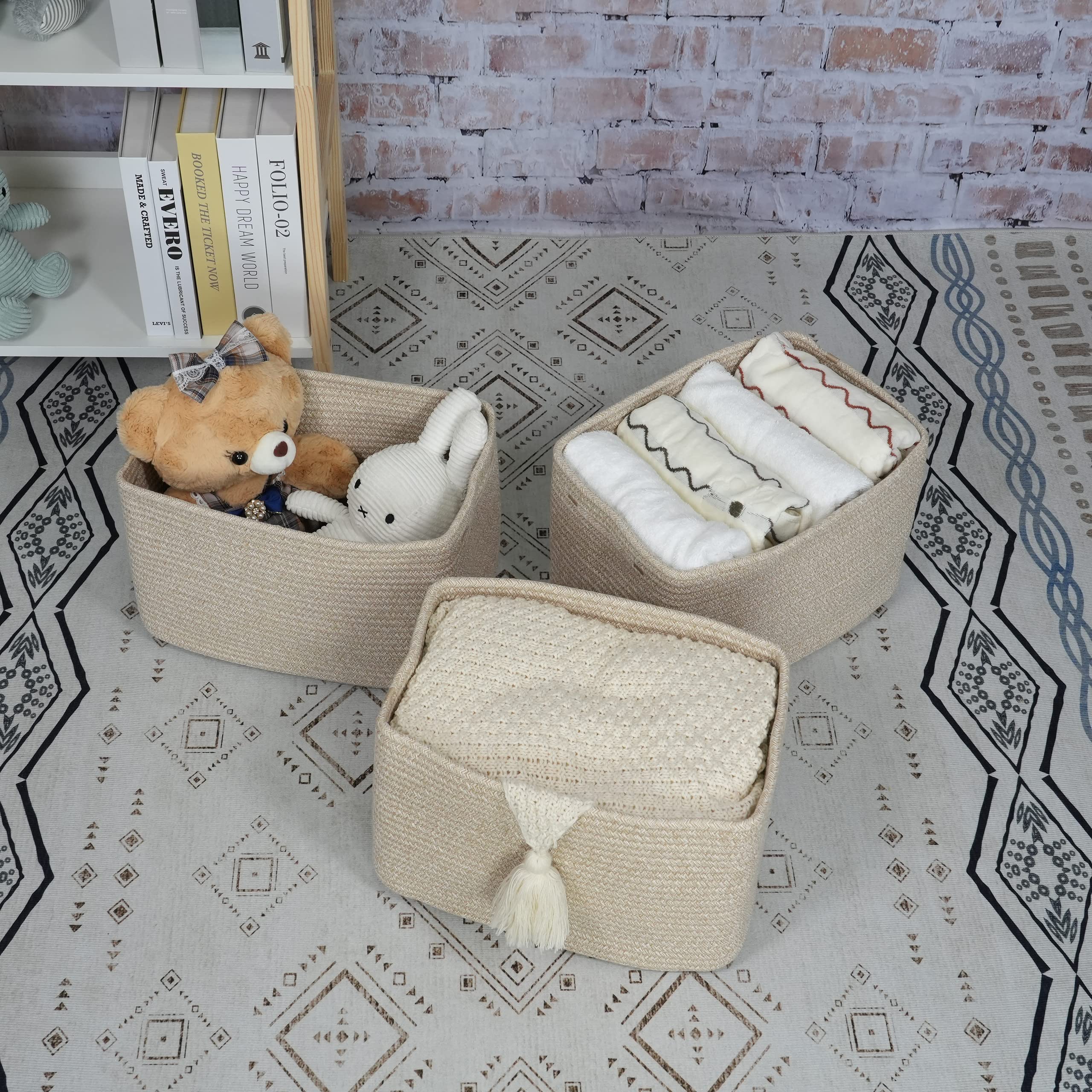 XUANGUO basket beside book illustrating compact size advantage