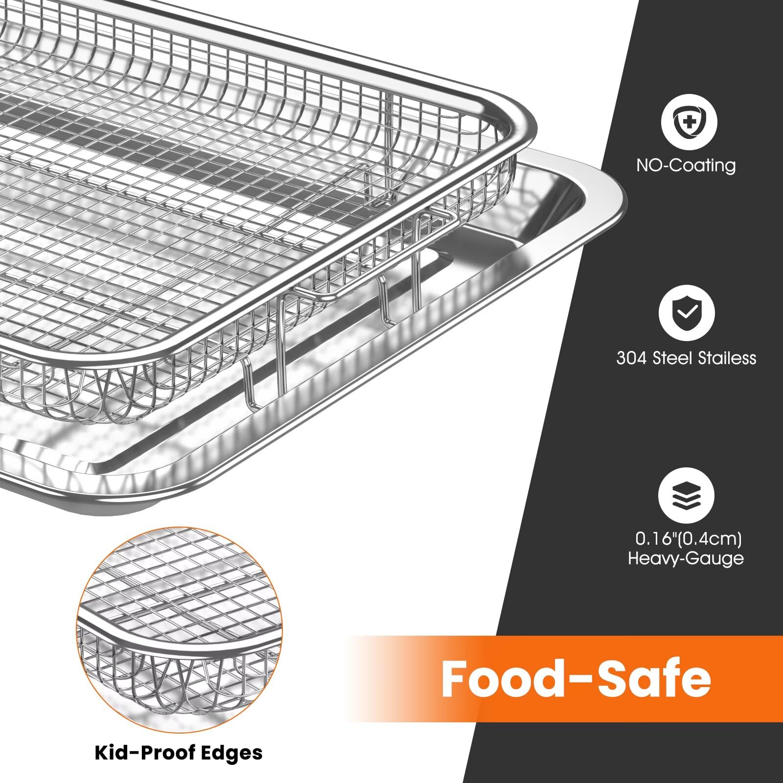 Xumilas baskets inside oven crisping fries demonstrating even airflow benefit