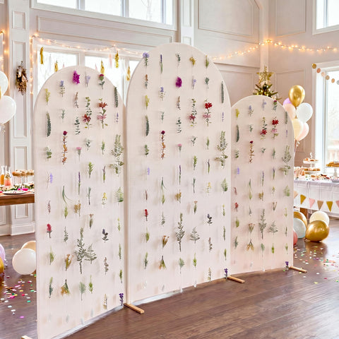 XunYee front packaging showing six silk floral garlands and total coverage benefit