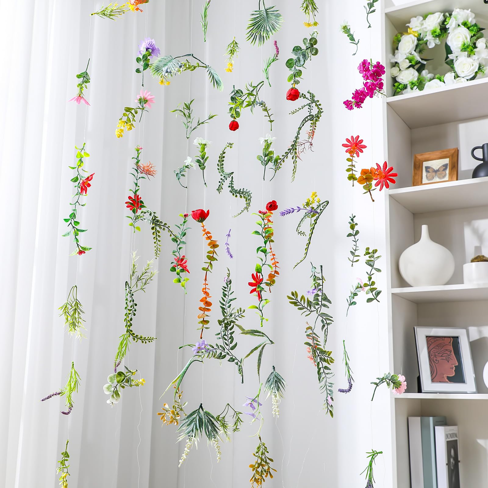 XunYee garlands arranged as a table centerpiece for easy event styling