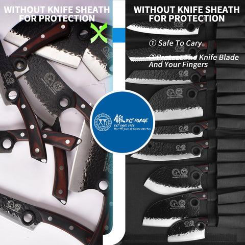 XYJ size comparison with ruler showing blade lengths and scale benefit informed purchase