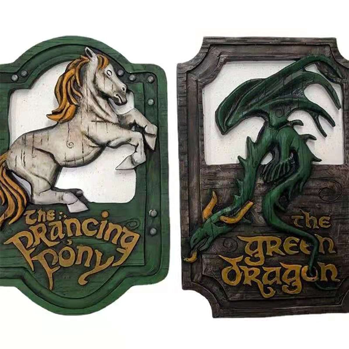 XYQ Prancing Pony front view showing vintage pub sign detail and decorative appeal