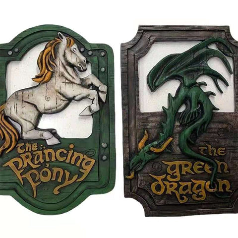 XYQ Prancing Pony front view showing vintage pub sign detail and decorative appeal