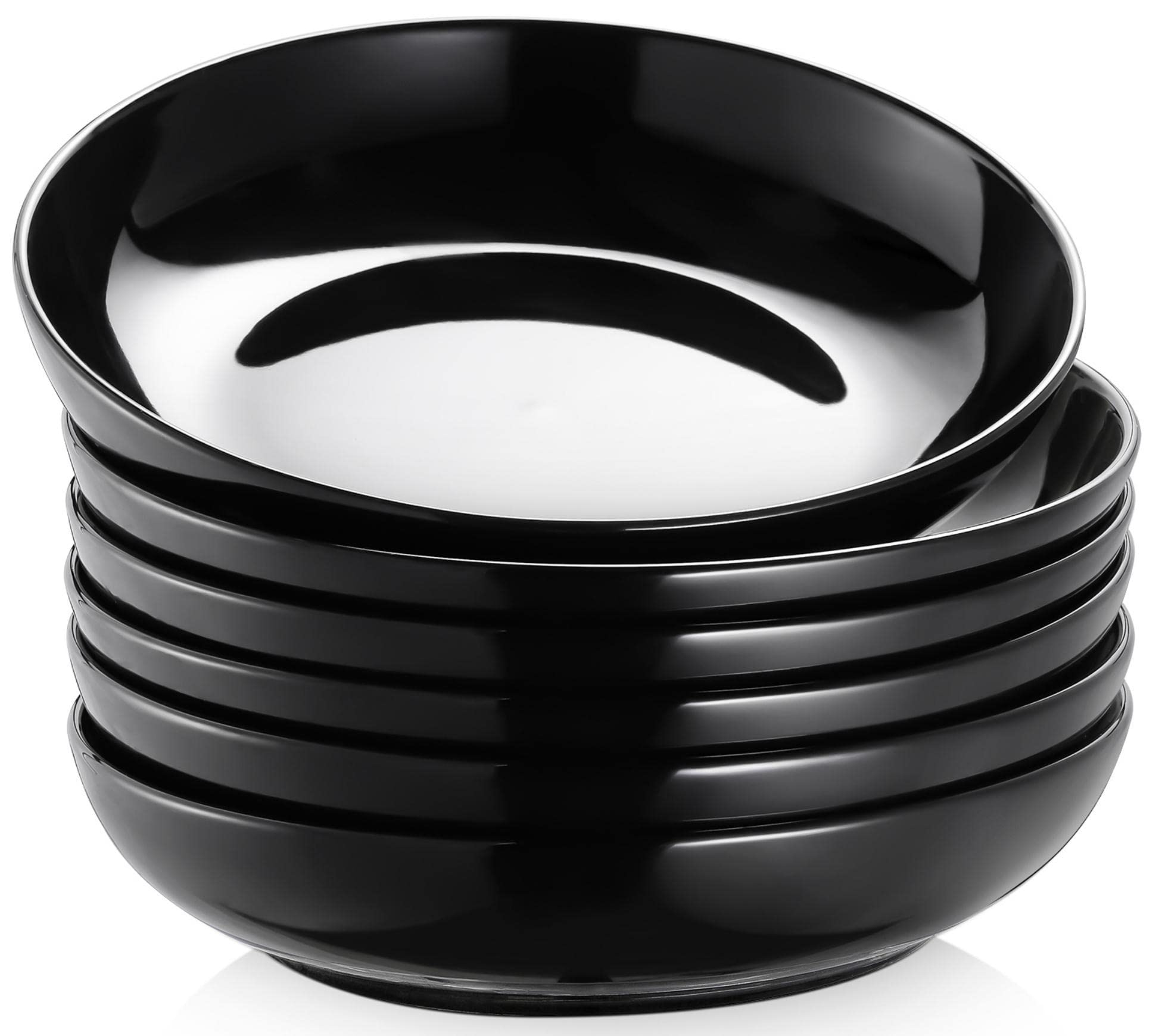 Y YHY front view of six black bowls showing modern presentation and benefit