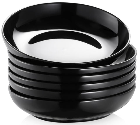 Y YHY front view of six black bowls showing modern presentation and benefit