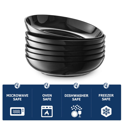 Y YHY bowls styled on table showing elegant black finish and serving versatility benefit