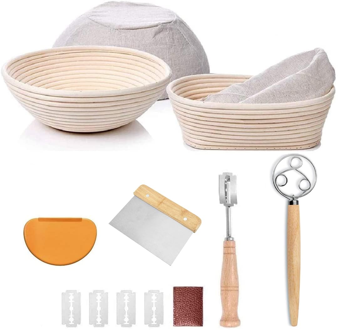 YAANI front packaging showing full sourdough starter kit and tools, clear organization benefit