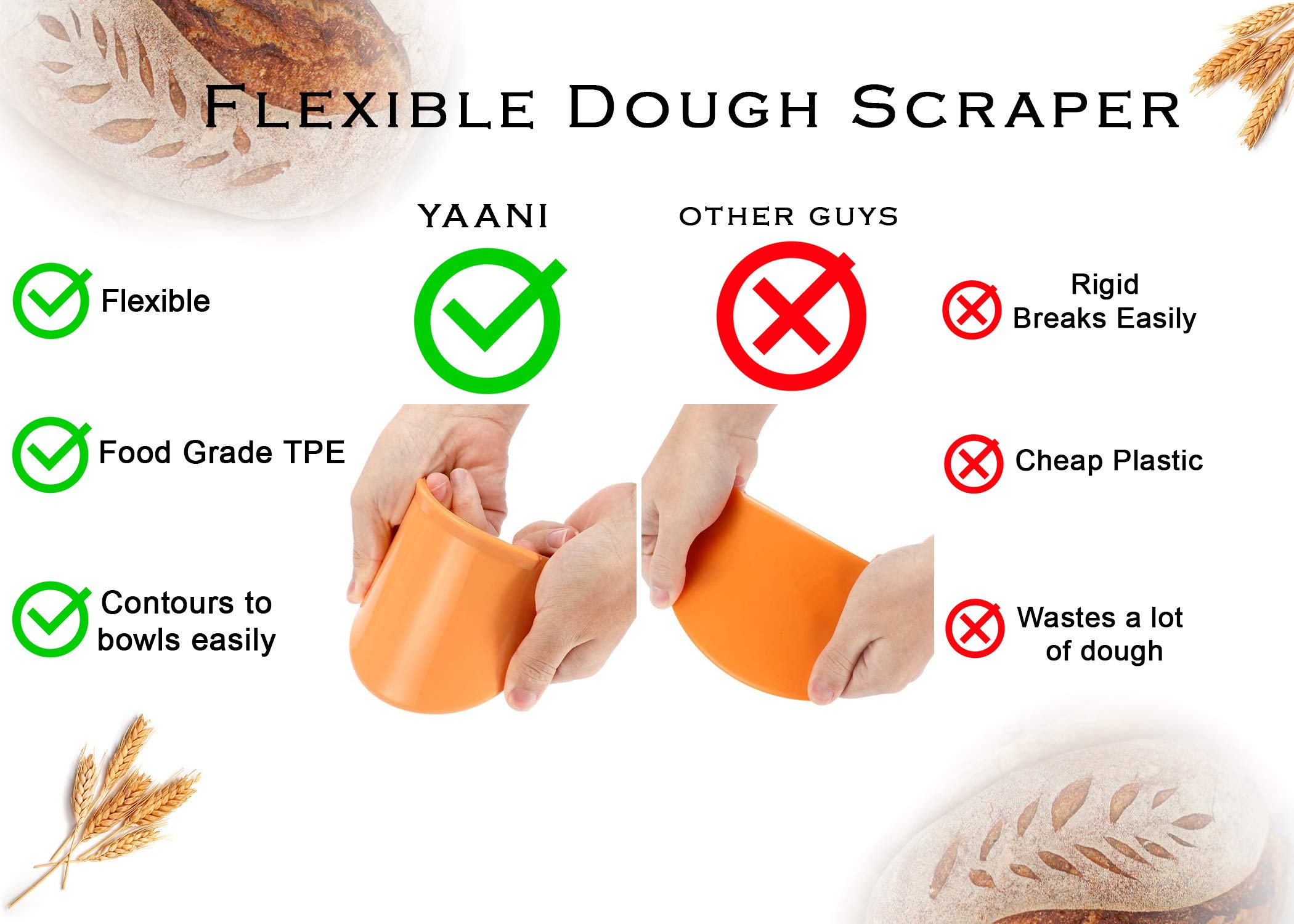 YAANI scoring lame with extra blades ready for precise, clean loaf scoring