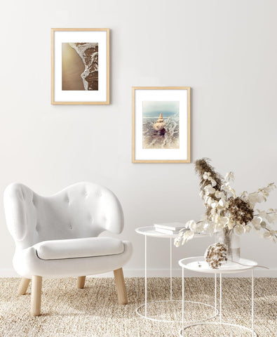 Yaetm frame in use on tabletop with photo, easy vertical and horizontal display convenience