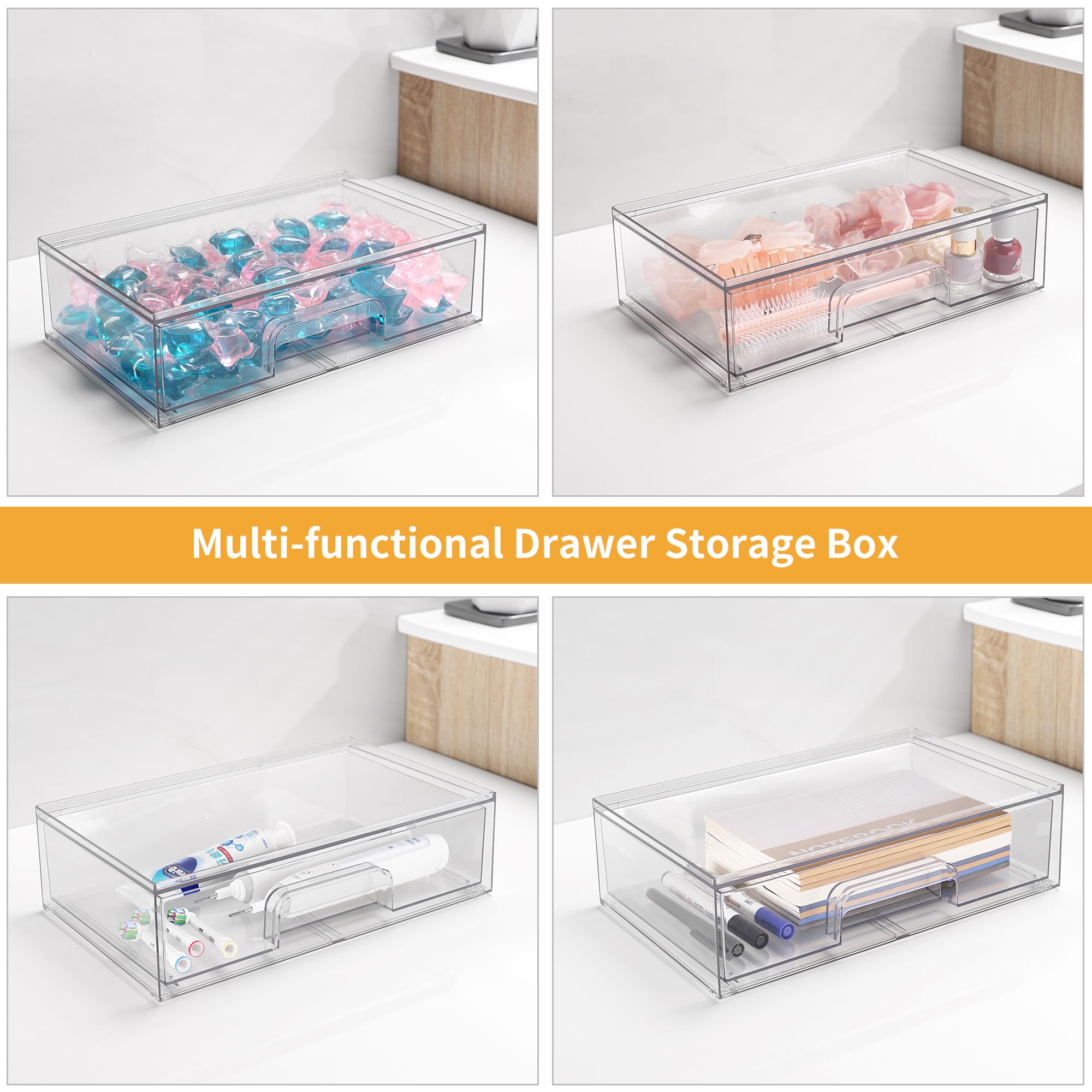 YAFFWA stacked under-sink arrangement maximizing vertical space benefit