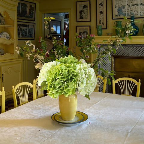 YalzoneMet styled in a tall vase as a centerpiece for home décor