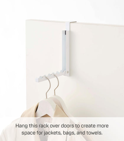 YAMAZAKI folded hook rack against door saves space