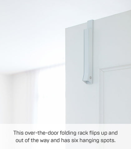 YAMAZAKI wall-mounted rack offering stable hanging solution