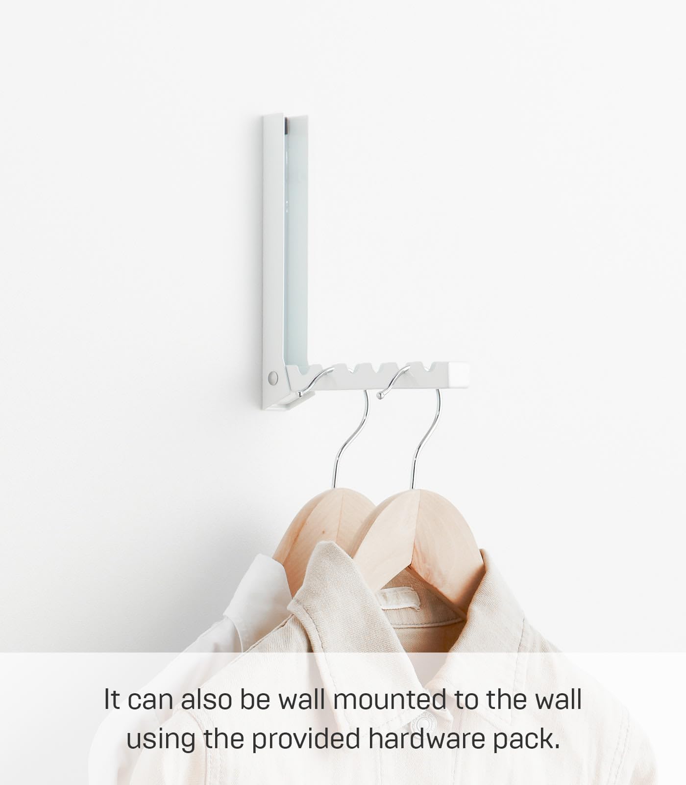 YAMAZAKI rack beside ruler illustrating compact dimensions