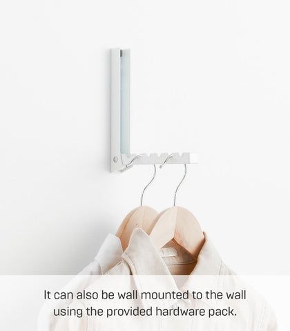 YAMAZAKI rack beside ruler illustrating compact dimensions