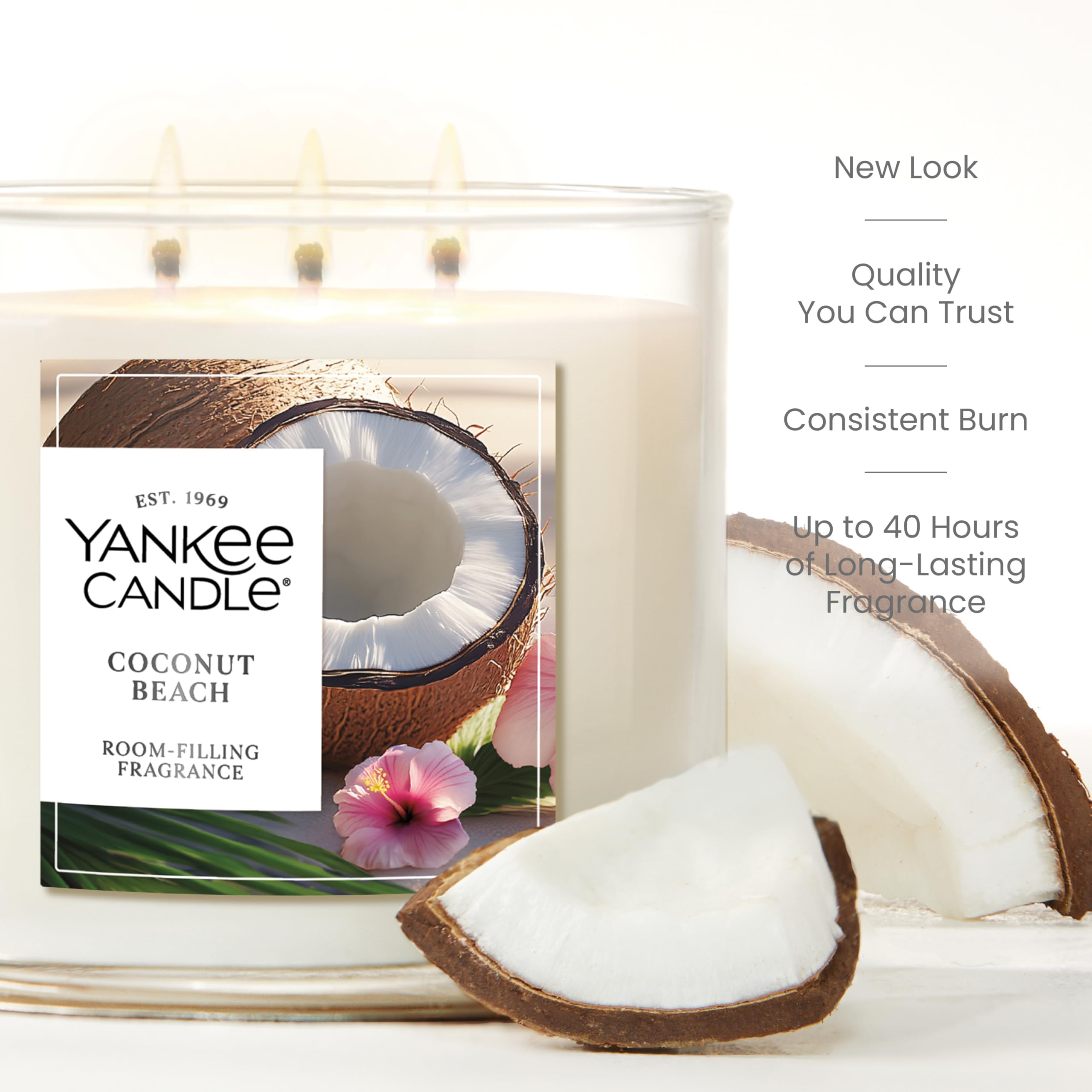 Yankee Candle wax texture close-up highlighting smooth plant-wax blend