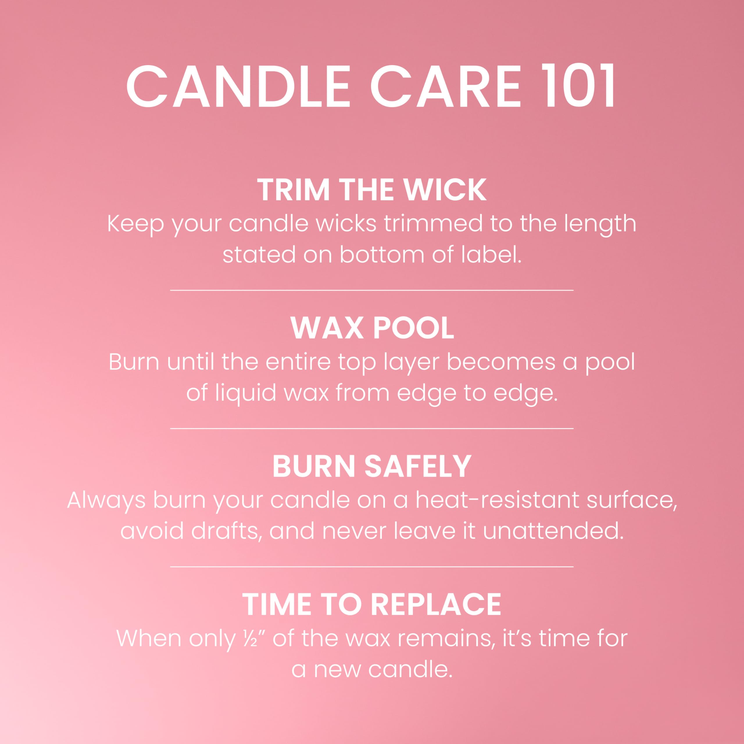 Yankee Candle label and ingredients panel showing quality sourcing and safety