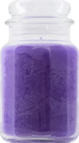 Yankee Candle lilac blossoms close-up wax texture, illustrating smooth burn surface and quality wax