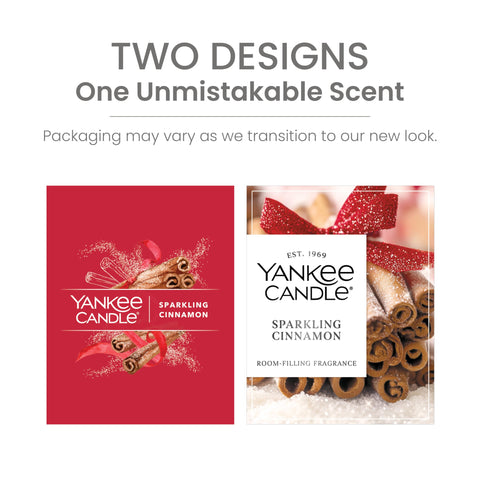 Yankee Candle size comparison with a hand to show the 20 oz scale and room coverage
