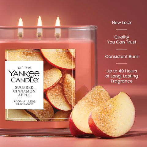 Yankee Candle metal lid detail protecting wax between burns and keeping clean