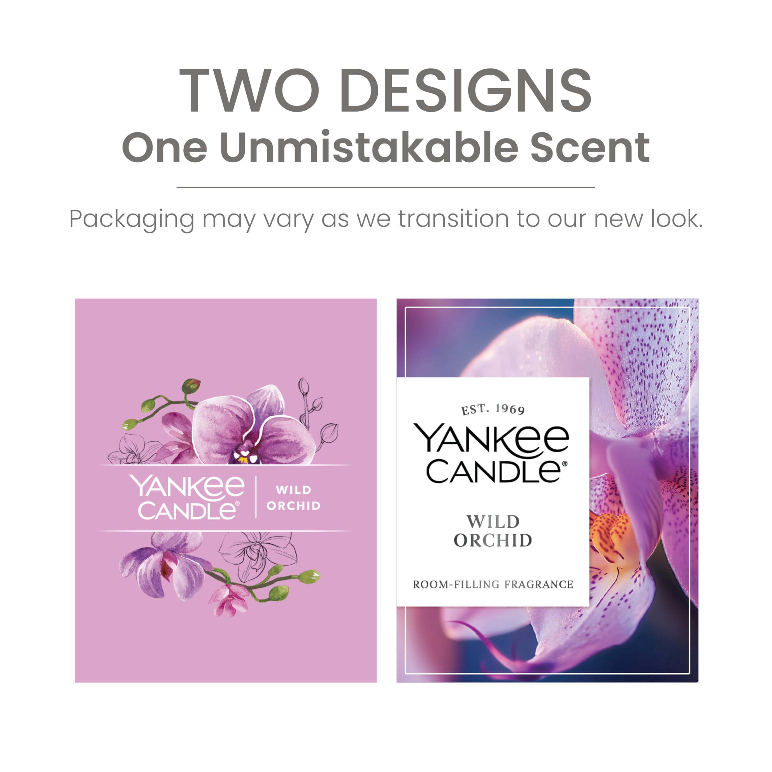 Yankee Candle Wild Orchid burning with full melt pool for consistent scent release